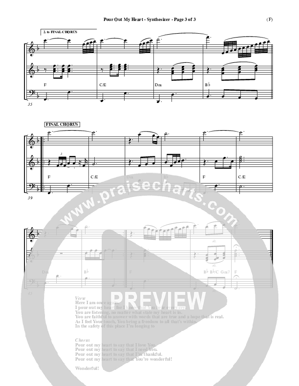 Pour Out My Heart Synth (Craig Musseau)