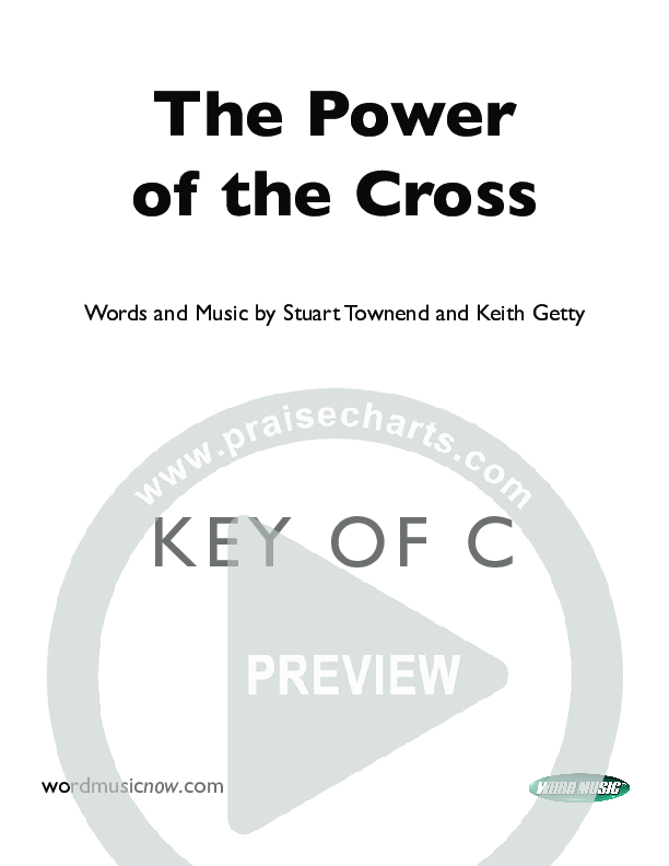 The Power Of The Cross Cover Sheet (Keith & Kristyn Getty)