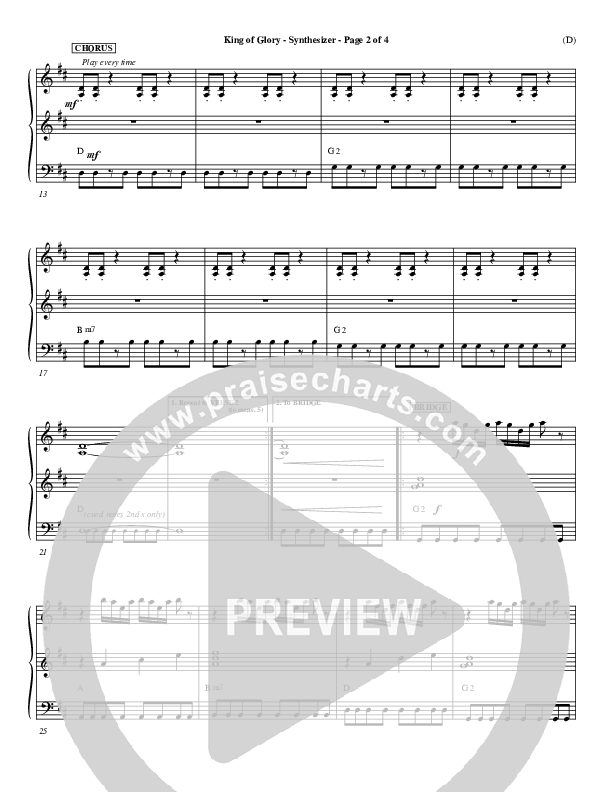 King Of Glory Synth (Chris Tomlin)