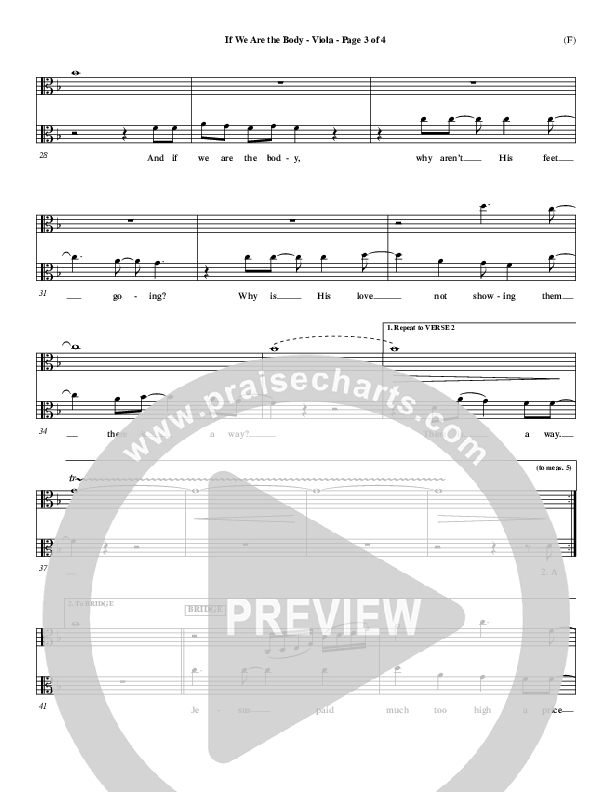 If We Are The Body Viola (Mark Hall)