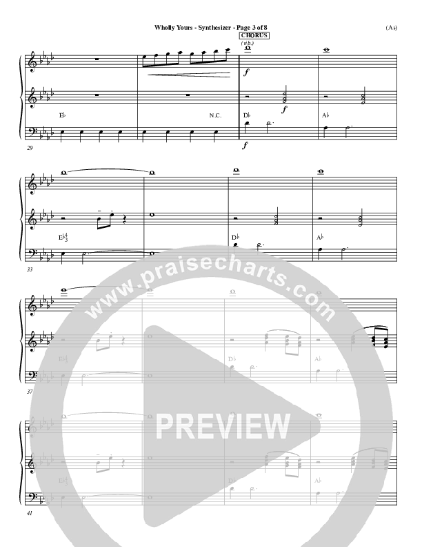 Wholly Yours Synth (David Crowder)