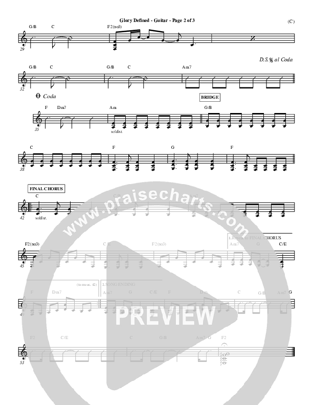 Glory Defined Guitar (Jason Roy)