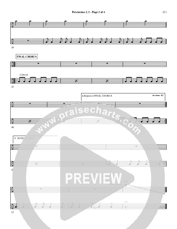 Glory Defined Percussion 1/2 (Jason Roy)