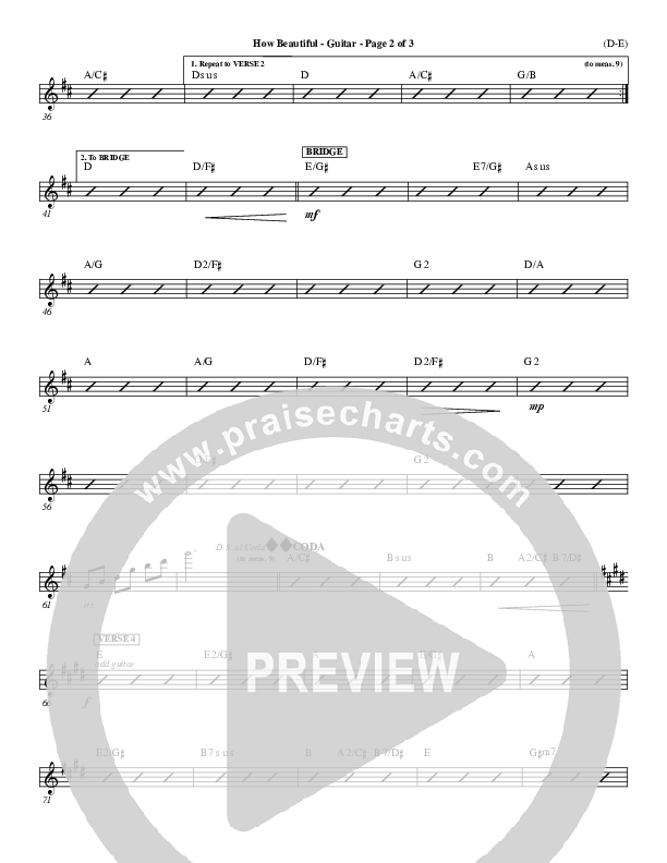 How Beautiful Guitar (Twila Paris)