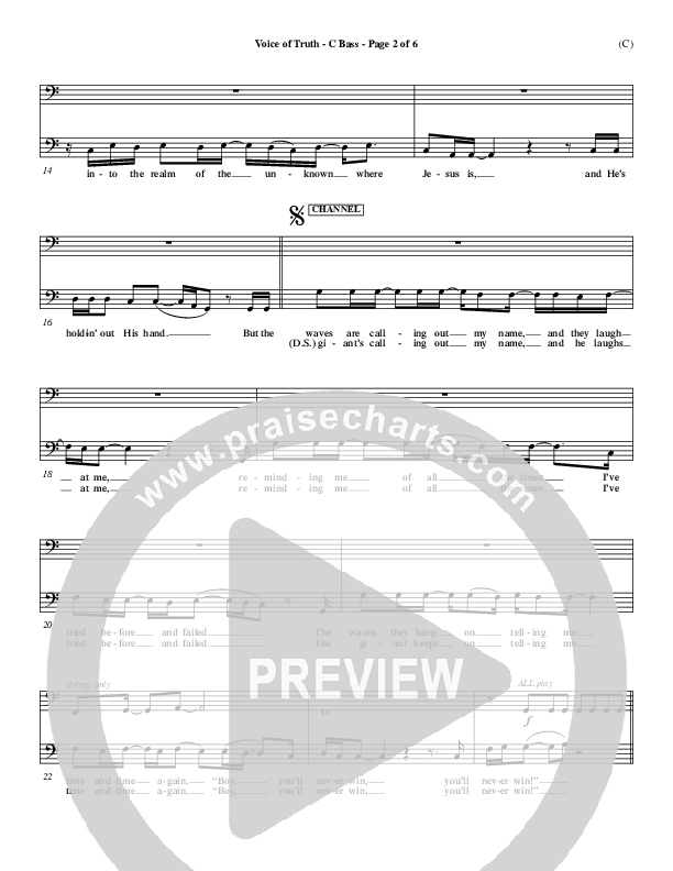 Voice of Truth Contrabass (Mark Hall)