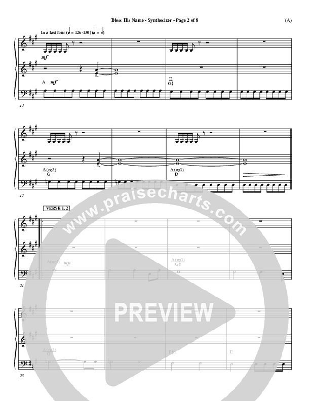 Bless His Name Synth (Tony Sanchez)