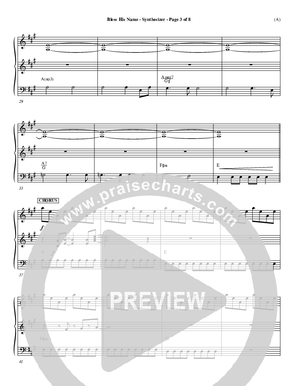 Bless His Name Synth (Tony Sanchez)