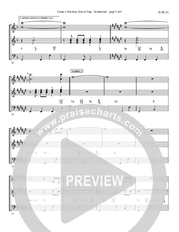 Come Christians Join To Sing Synth (Christian Bateman)