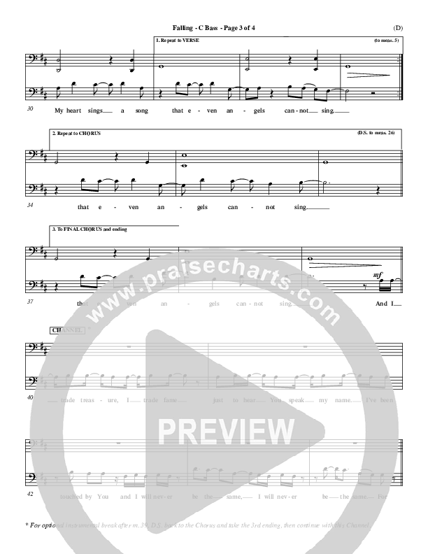 Falling Contrabass (Pocket Full Of Rocks)