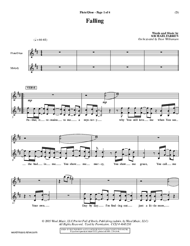 Falling Flute/Oboe (Pocket Full Of Rocks)