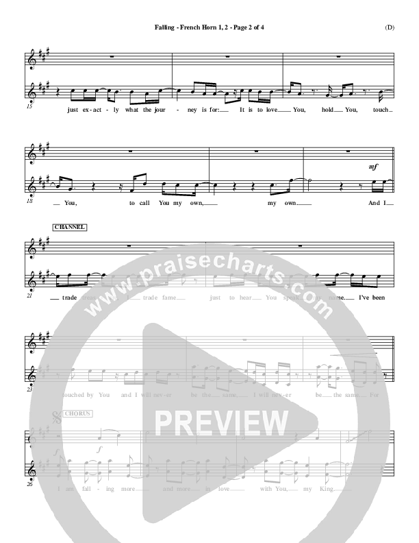 Falling French Horn 1/2 (Pocket Full Of Rocks)