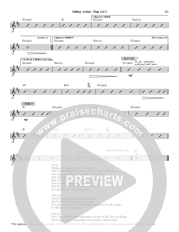 Falling Guitar (Pocket Full Of Rocks)