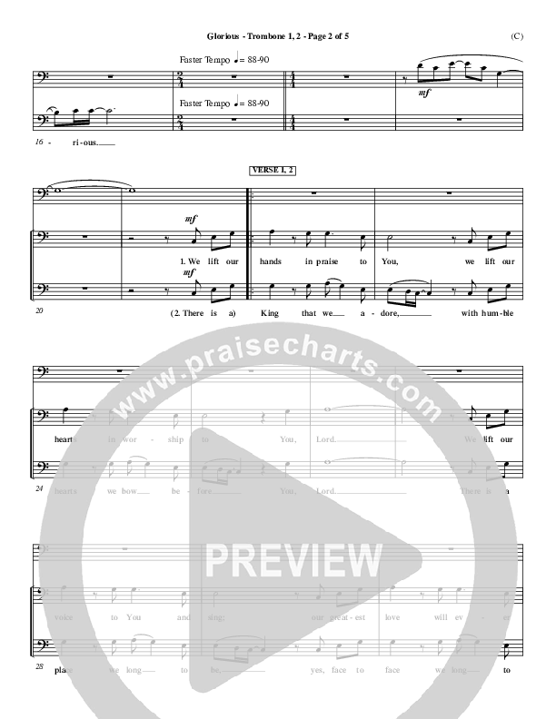 Glorious Trombone 1/2 (Chris Tomlin)