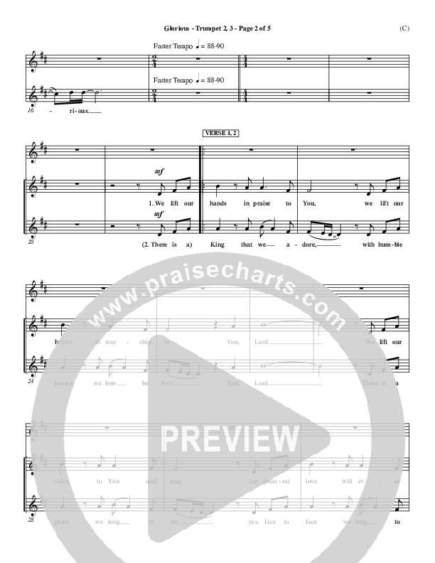 Glorious Trumpet 2/3 (Chris Tomlin)