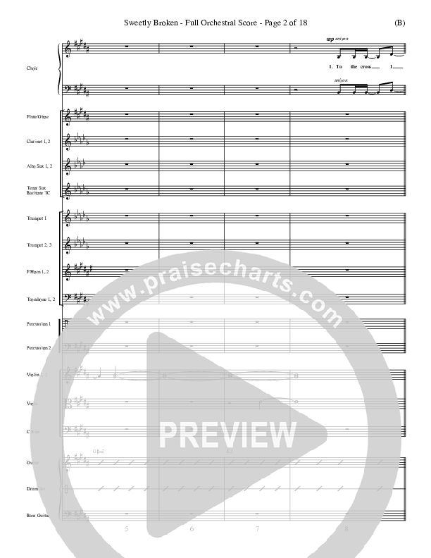 Sweetly Broken Orchestration (Jeremy Riddle)