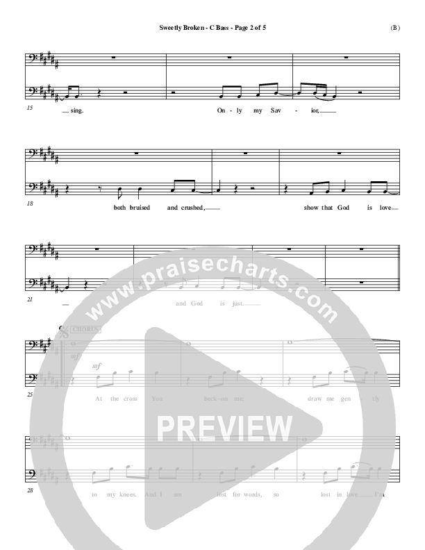 Sweetly Broken Contrabass (Jeremy Riddle)