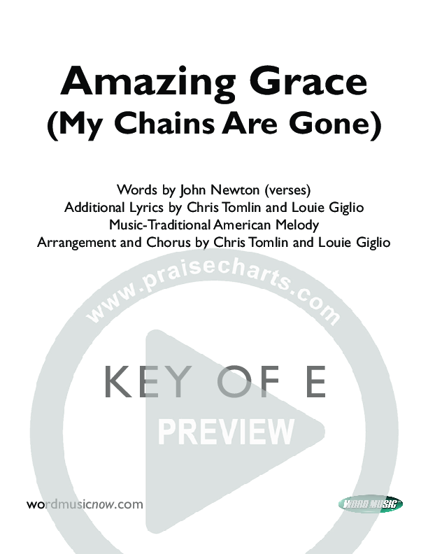 Amazing Grace (My Chains Are Gone) Orchestration (Chris Tomlin)