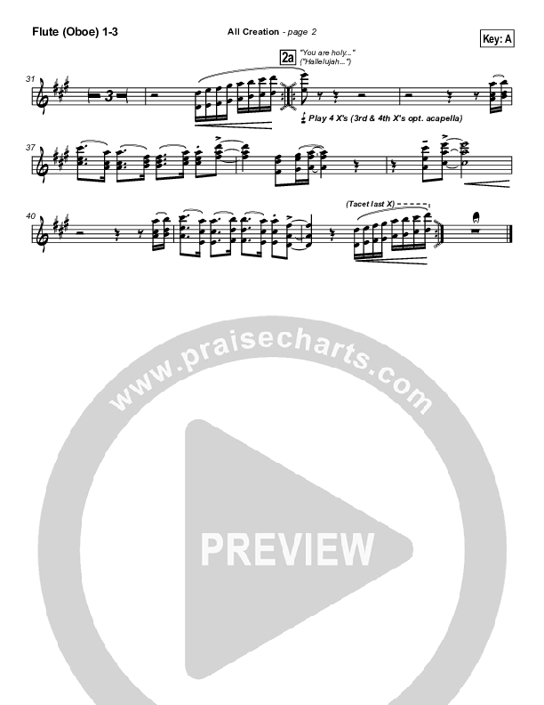 All Creation Flute/Oboe 1/2/3 (New Life Worship)