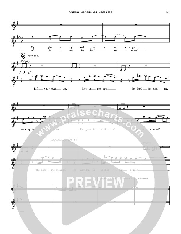 America Bari Sax (Chris Tomlin)