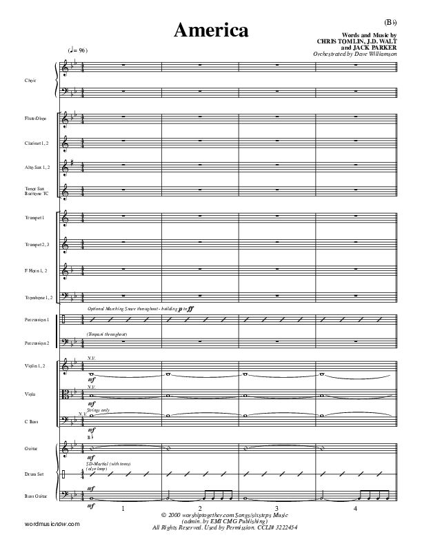 America Orchestration (Chris Tomlin)