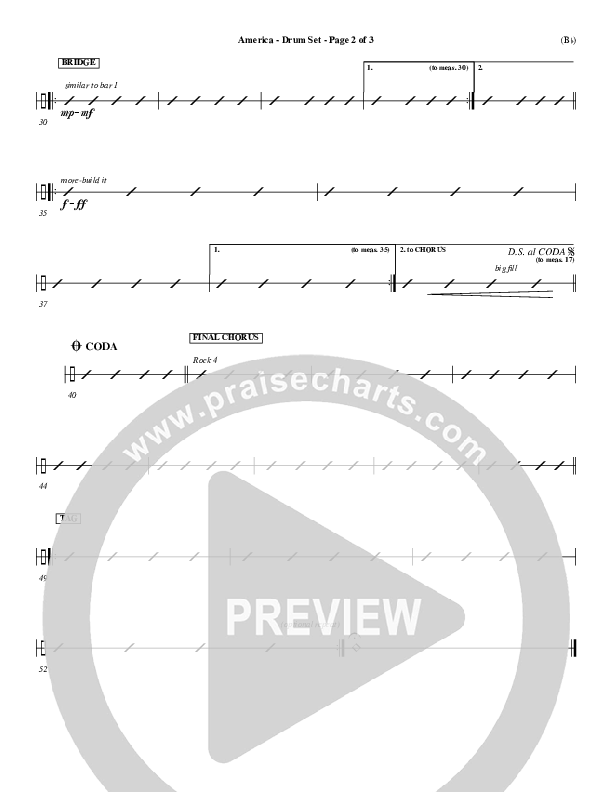America Drum Set (Chris Tomlin)