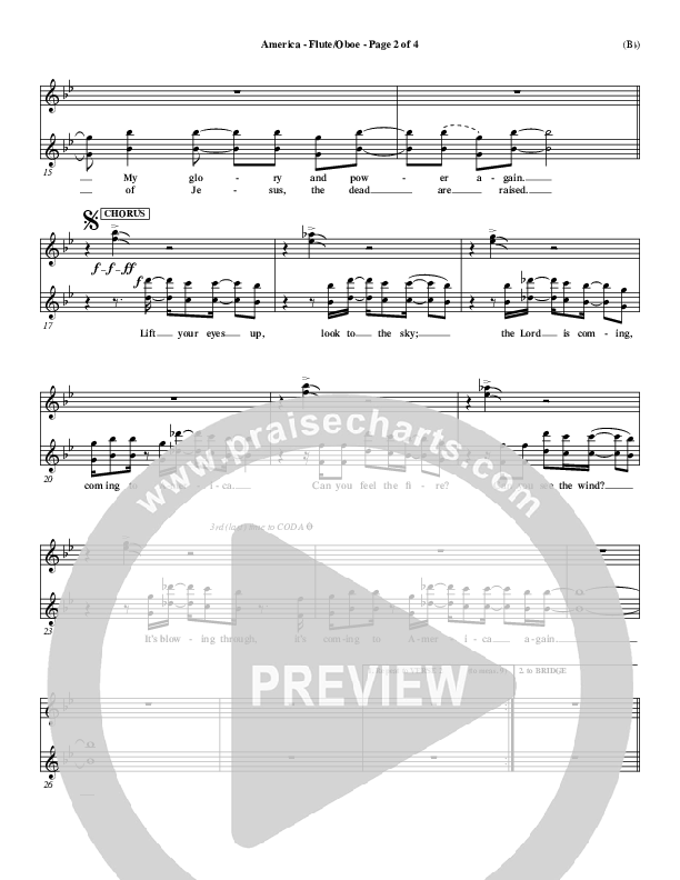 America Flute/Oboe (Chris Tomlin)