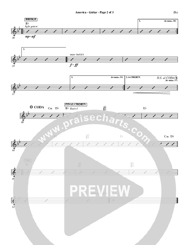 America Guitar (Chris Tomlin)