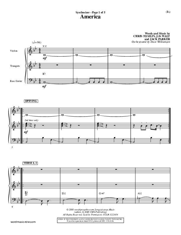 America Synth (Chris Tomlin)