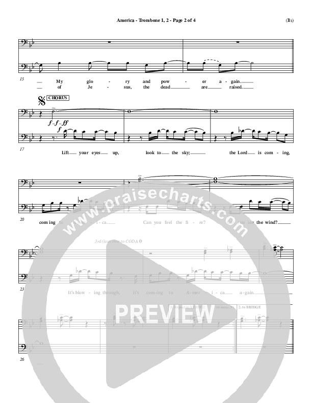 America Trombone 1/2 (Chris Tomlin)