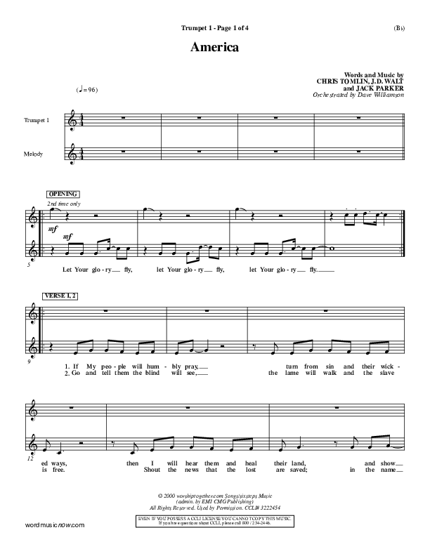 America Trumpet 1 (Chris Tomlin)