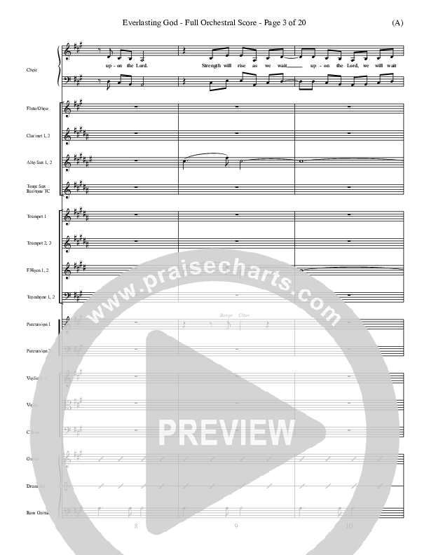 Everlasting God Conductor's Score (Brenton Brown)