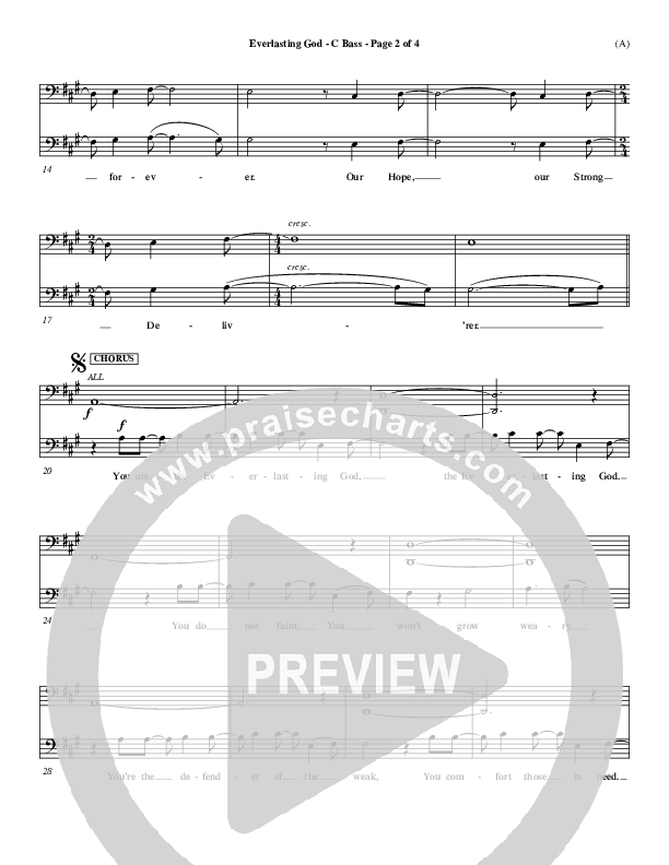 Everlasting God Contrabass (Brenton Brown)