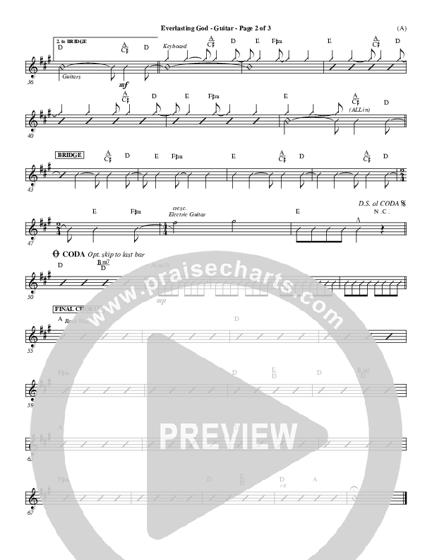 Everlasting God Guitar (Brenton Brown)