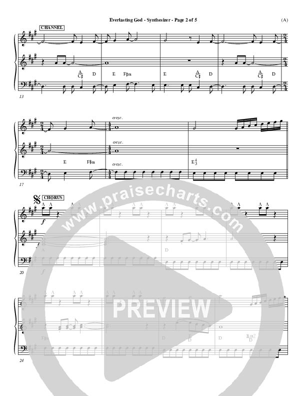 Everlasting God Synth (Brenton Brown)