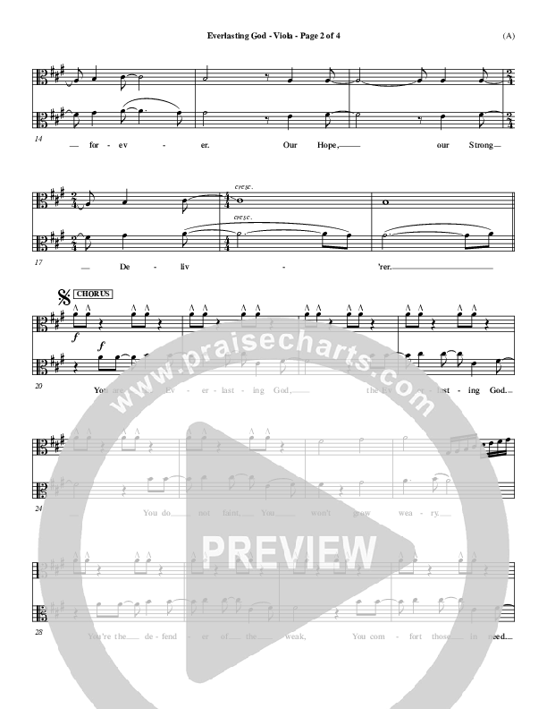 Everlasting God Viola (Brenton Brown)