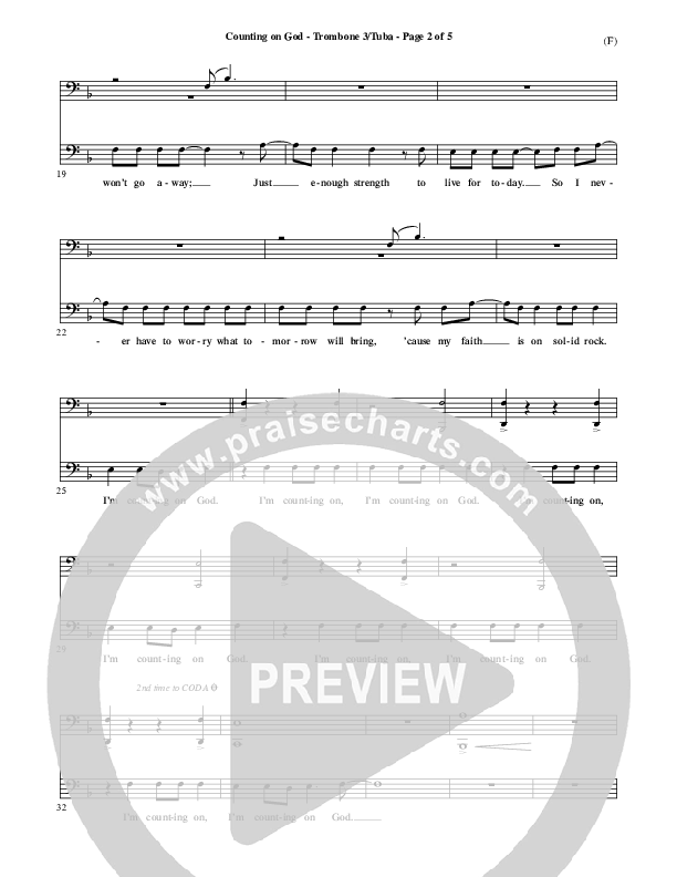 Counting on God Trombone 3/Tuba (Jared Anderson)