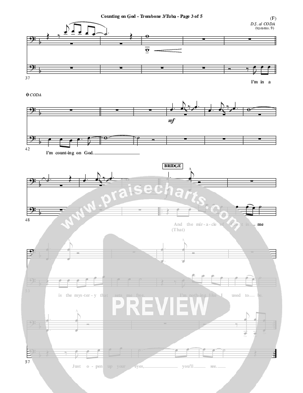 Counting on God Trombone 3/Tuba (Jared Anderson)