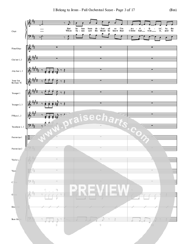 I Belong To Jesus Conductor's Score (Dennis Jernigan)