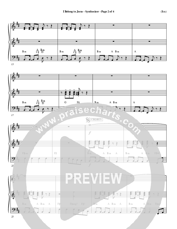 I Belong To Jesus Synth (Dennis Jernigan)