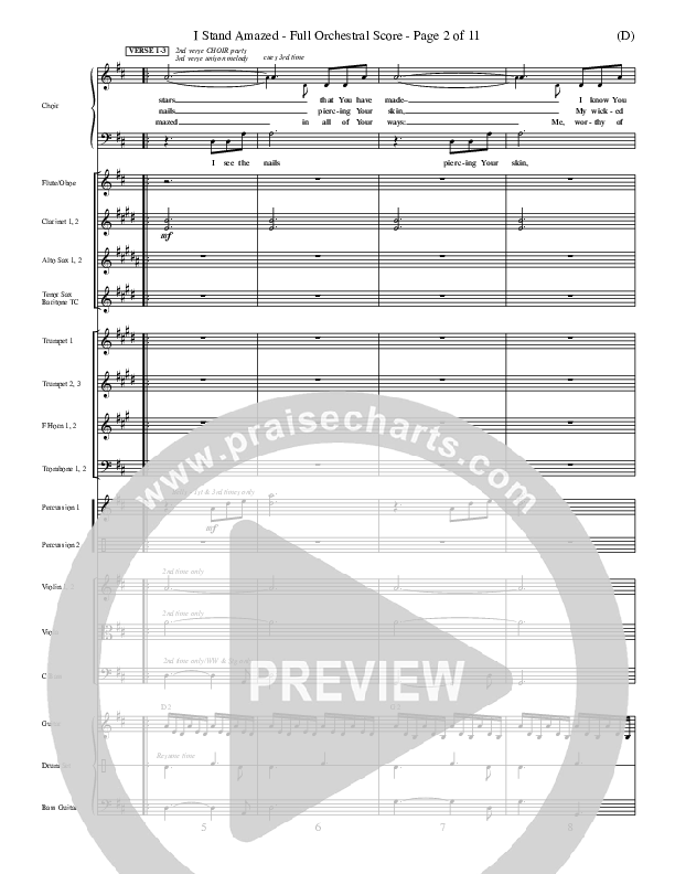 I Stand Amazed Orchestration (Dennis Jernigan)