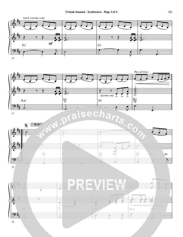 I Stand Amazed Synth (Dennis Jernigan)