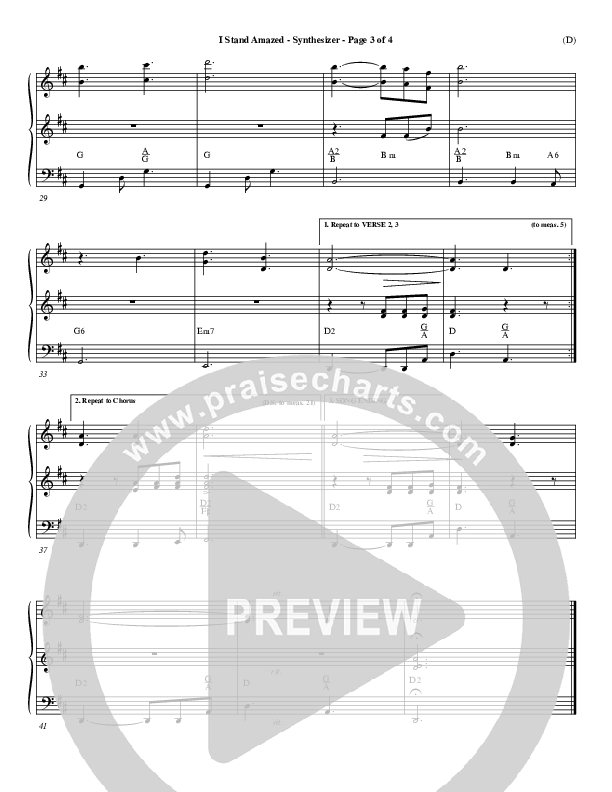 I Stand Amazed Synth (Dennis Jernigan)