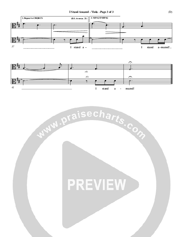 I Stand Amazed Viola (Dennis Jernigan)