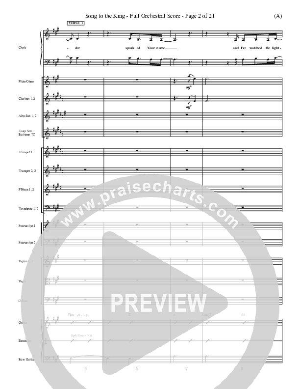 Song To The King Orchestration (Pocket Full Of Rocks)