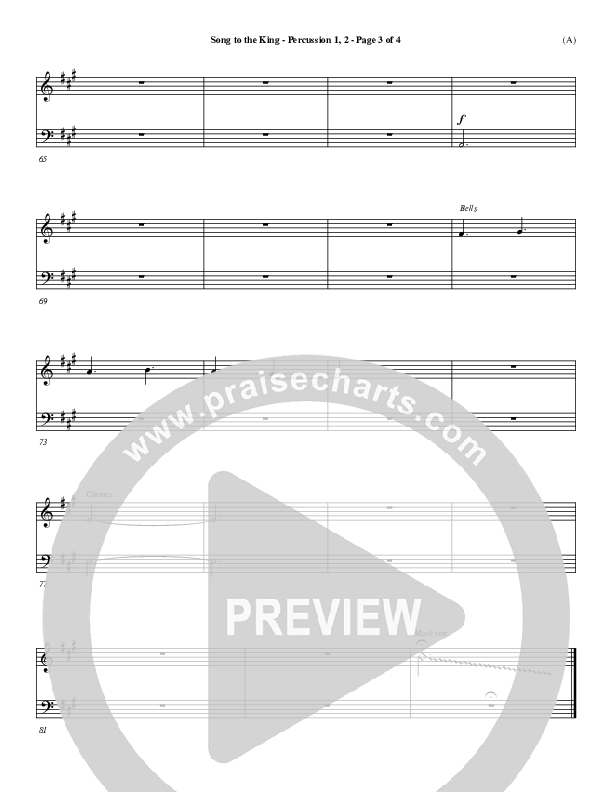 Song To The King Percussion 1/2 (Pocket Full Of Rocks)