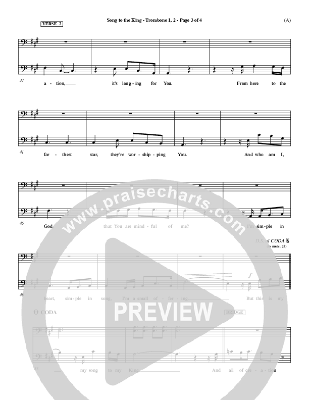 Song To The King Trombone 1/2 (Pocket Full Of Rocks)