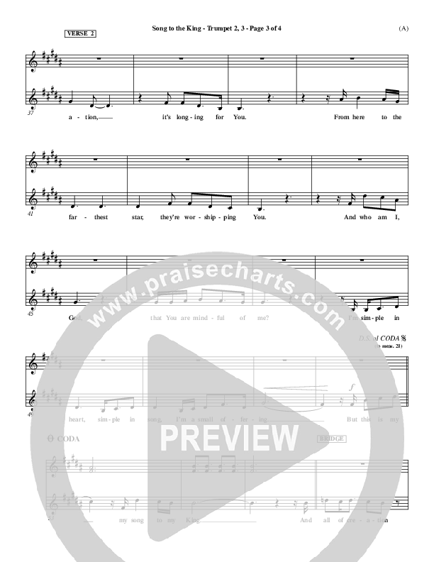 Song To The King Trumpet 2/3 (Pocket Full Of Rocks)