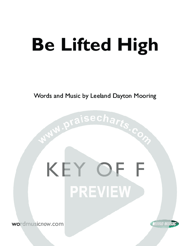 Be Lifted High Cover Sheet (Leeland)