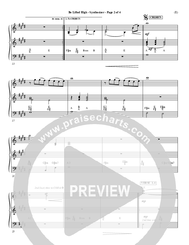 Be Lifted High Synth (Leeland)