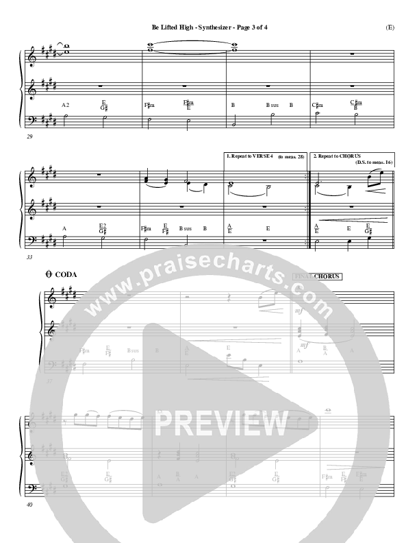 Be Lifted High Synth (Leeland)